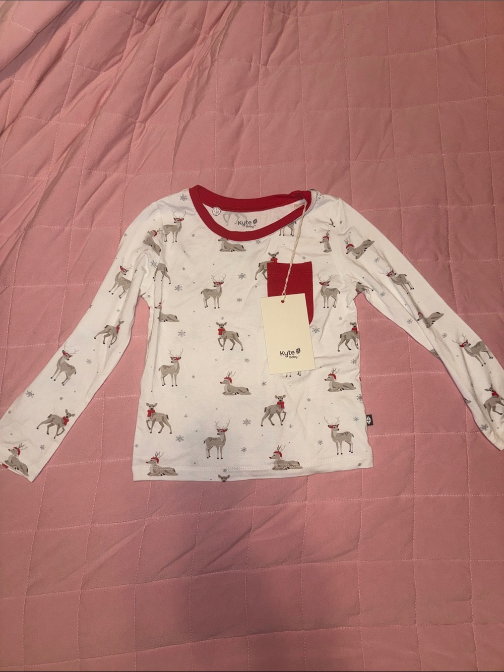 KYTE Baby NWT 3T reindeer shirt